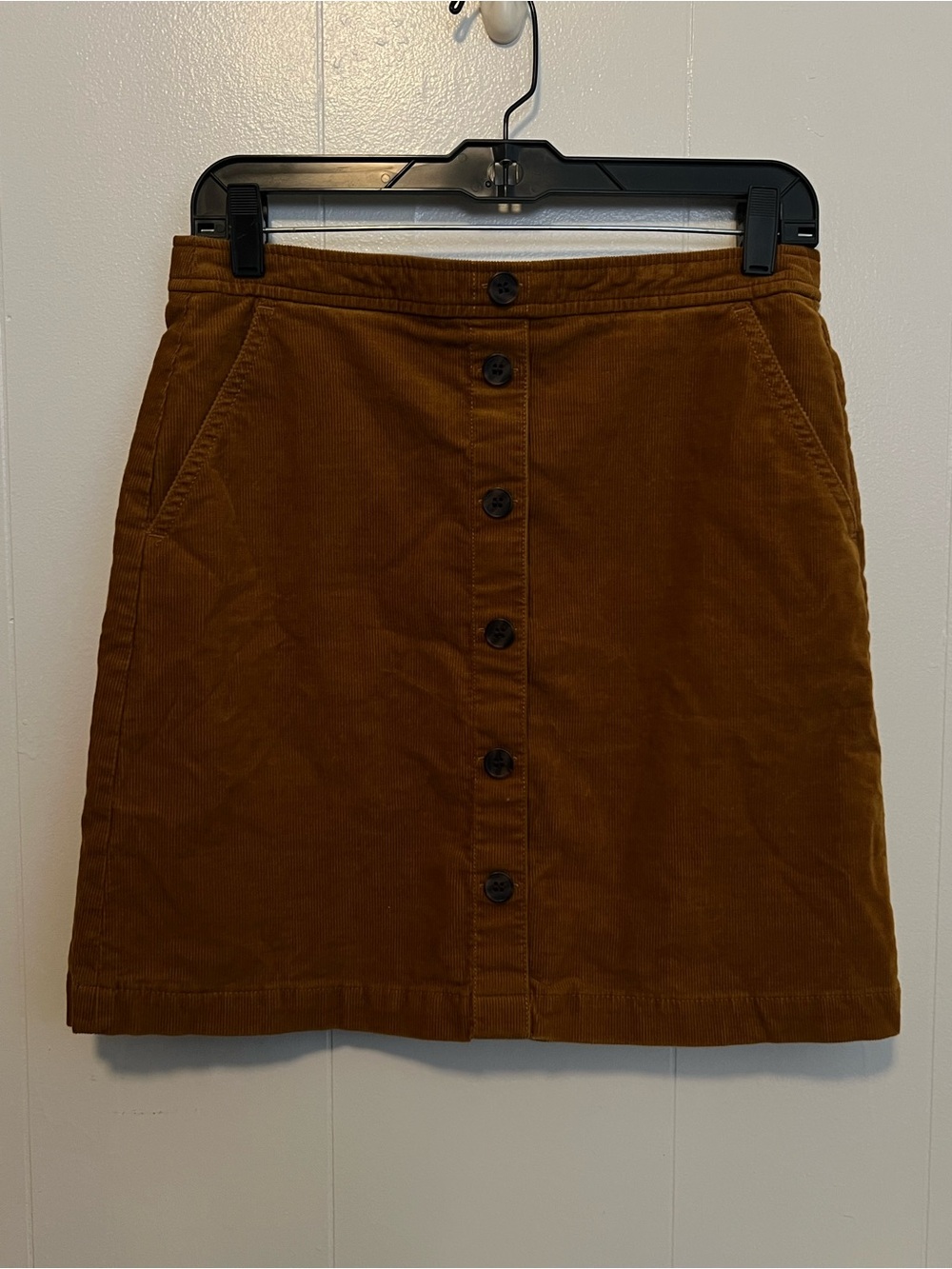 J. Crew Factory Corduroy Brown Lined Mini Skirt Women’s Size 4